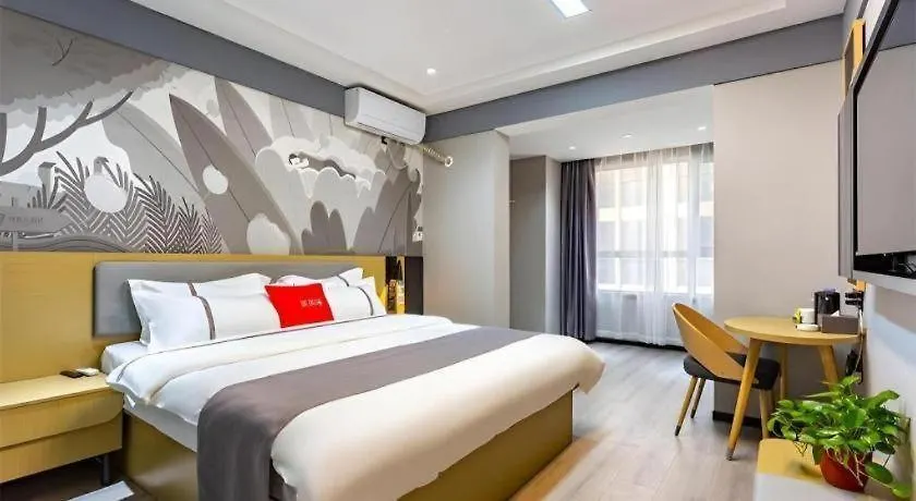 ** Отель Thank Inn Henan Zhoukou Chuanhui District Zhoukou Avenue Municipal Government Китай
