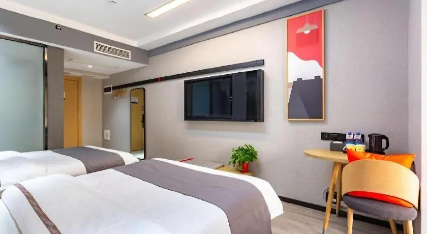Отель Thank Inn Henan Zhoukou Chuanhui District Zhoukou Avenue Municipal Government